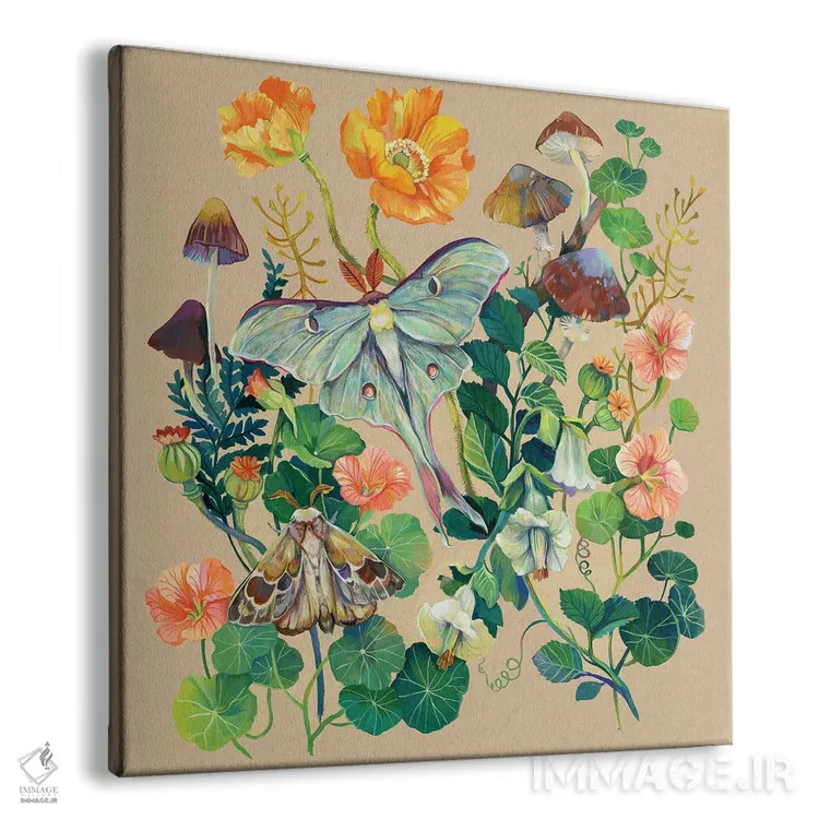 تابلو شبپره لونا اثر کلارا مکآلیستر - نمای پرسپکتیو محصول