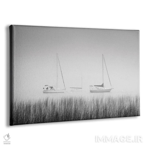 تابلو New York State. Three sailboats, St. Lawrence River, Thousand Islands.,آمریکا، ایالت نیویورک. سه قایق بادبانی در رودخانه سنت لارنس، هزار جزیره اثر کریس موری - نمای پرسپکتیو محصول