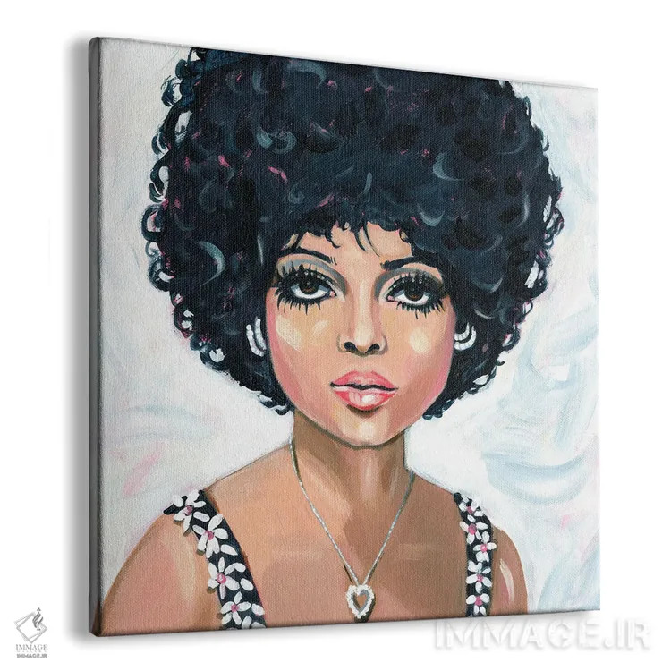 تابلو دیانا راس (خواننده آمریکایی) اثر کتی مینگوس - نمای پرسپکتیو محصول