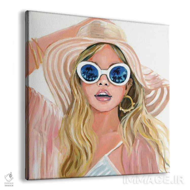 تابلو روز ساحل اثر کتی مینگوس - نمای پرسپکتیو محصول