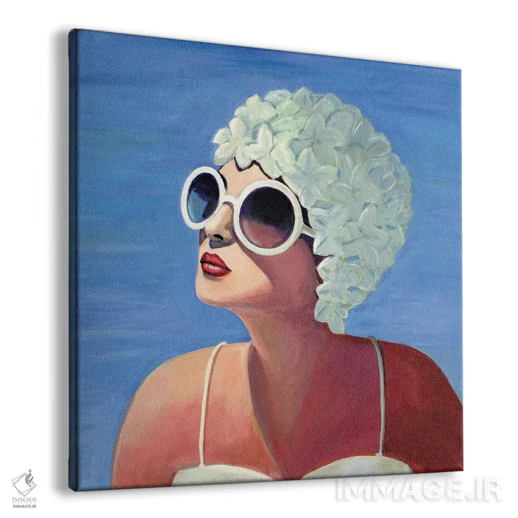 تابلو ویوین برای شنا میرود اثر کتی مینگوس - نمای پرسپکتیو محصول