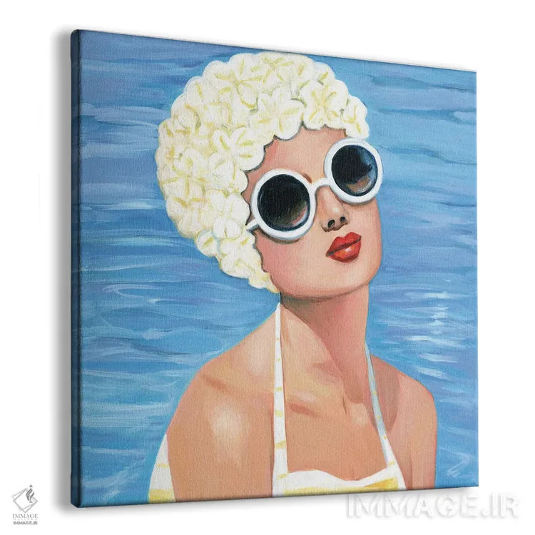 تابلو شنا به سبک قدیمی اثر کتی مینگوس - نمای پرسپکتیو محصول