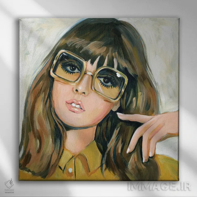 تابلو حال و هوای تابستان اثر کتی مینگوس - نمای روبهرو روی دیوار