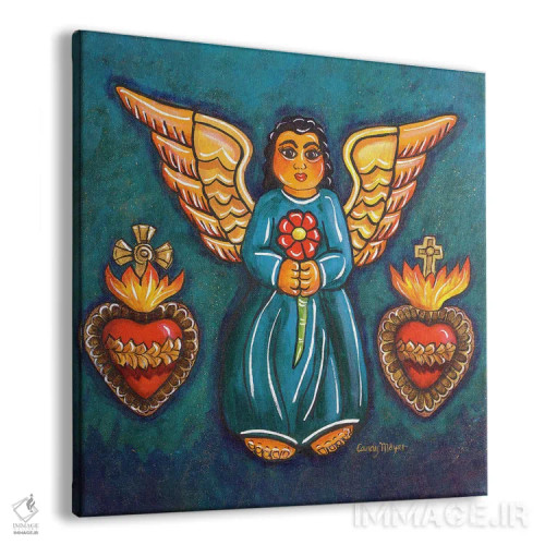 تابلو فرشته قلبهای مقدس اثر کندی مایر - نمای پرسپکتیو محصول