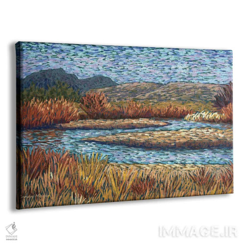 تابلو پاییز کنار رودخانه اثر کندی مایر - نمای پرسپکتیو محصول