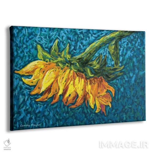 تابلو آفتابگردان تنبل اثر کندی مایر - نمای پرسپکتیو محصول