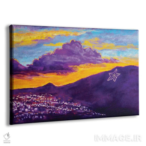 تابلو ستارهٔ الپاسو بر کوه اثر کندی مایر - نمای پرسپکتیو محصول