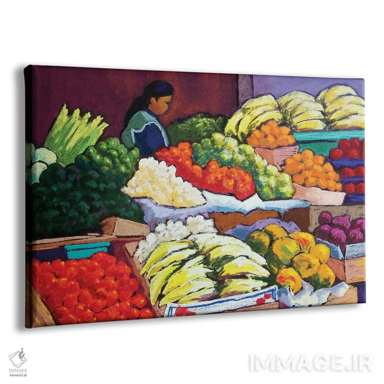 تابلو بازار (اسپانیایی) اثر کندی مایر - نمای پرسپکتیو محصول