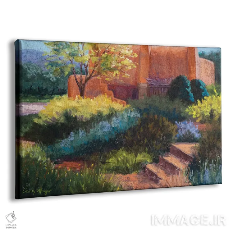 تابلو آدوبی بهاری (خانه گلی) اثر کندی مایر - نمای پرسپکتیو محصول