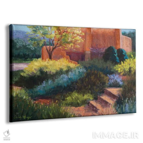 تابلو آدوبی بهاری (خانه گلی) اثر کندی مایر - نمای پرسپکتیو محصول