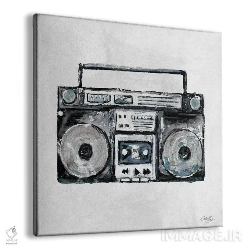 تابلو بومباکس ۱ (پخشکننده موسیقی) اثر استلا چانگ - نمای پرسپکتیو محصول