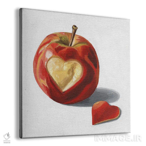 تابلو برش قلبی اثر جانسو روسی - نمای پرسپکتیو محصول