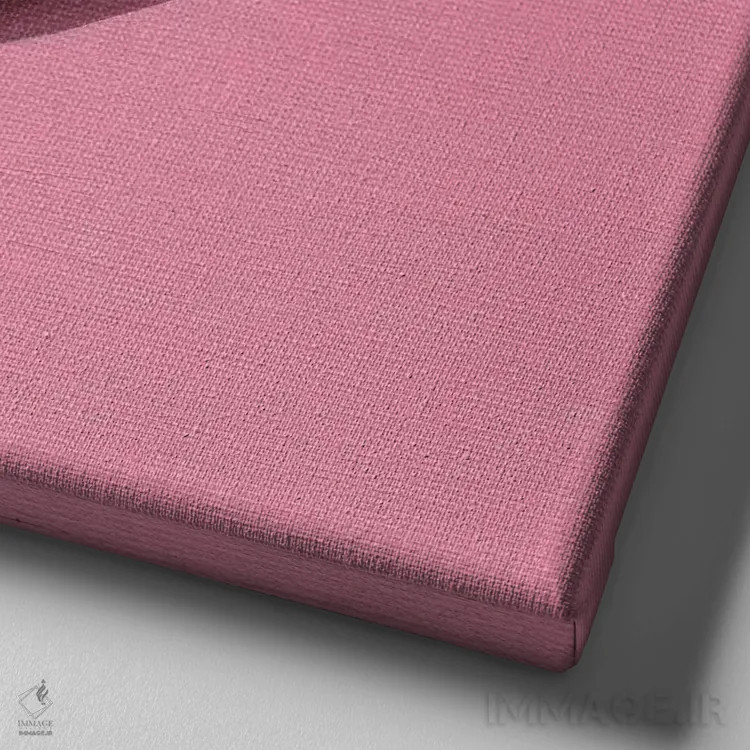 تابلو آبنبات چوبی قلبی اثر جانسو روسی - نمای نزدیک بافت بوم