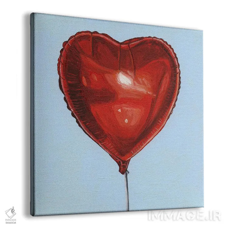 تابلو بادکنک قرمز اثر جانسو روسی - نمای پرسپکتیو محصول