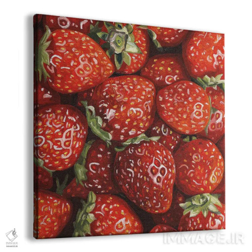 تابلو توتفرنگی اثر جانسو روسی - نمای پرسپکتیو محصول