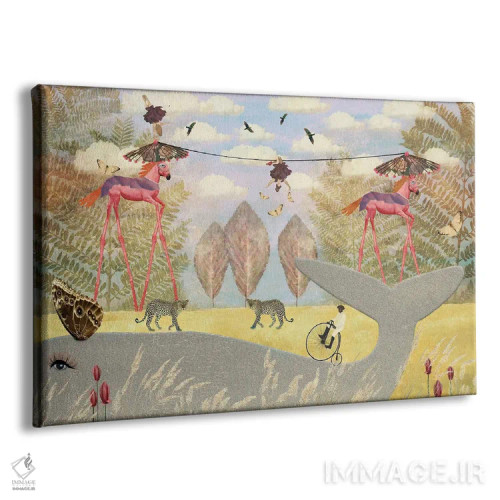 تابلو یک روز در سیرک اثر کارولین کسلسی - نمای پرسپکتیو محصول