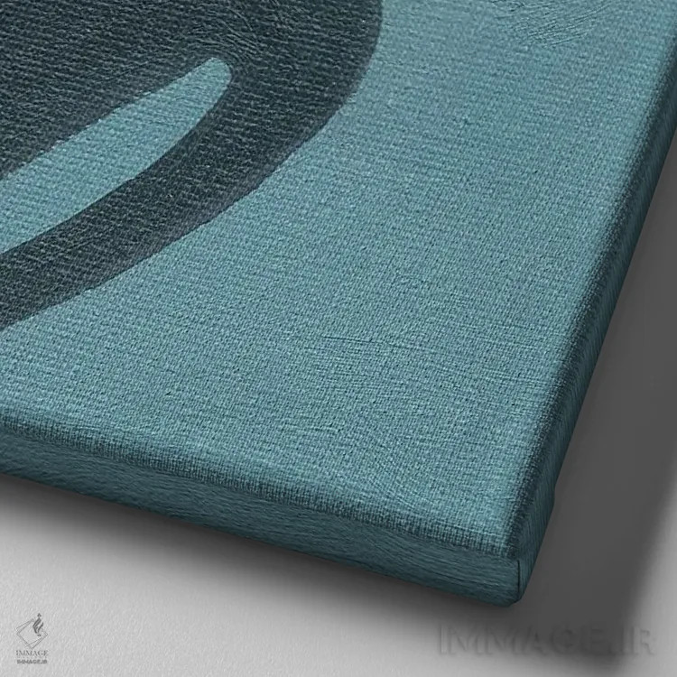 تابلو کاپوچینوهای غمگین اثر جانسو روسی - نمای نزدیک بافت بوم