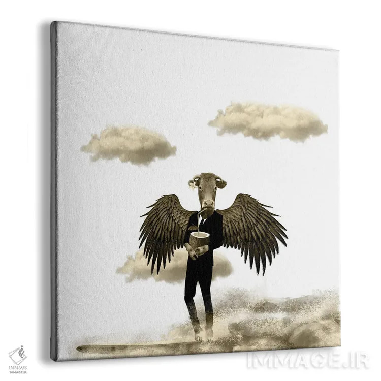 تابلو گاو هولی اثر کارولین کسلسی - نمای پرسپکتیو محصول