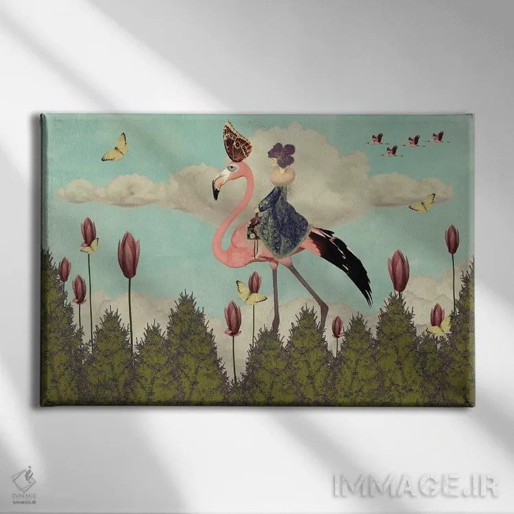 تابلو به بالا نگاه کن - افقی اثر کارولین کسلسی - نمای روبهرو روی دیوار