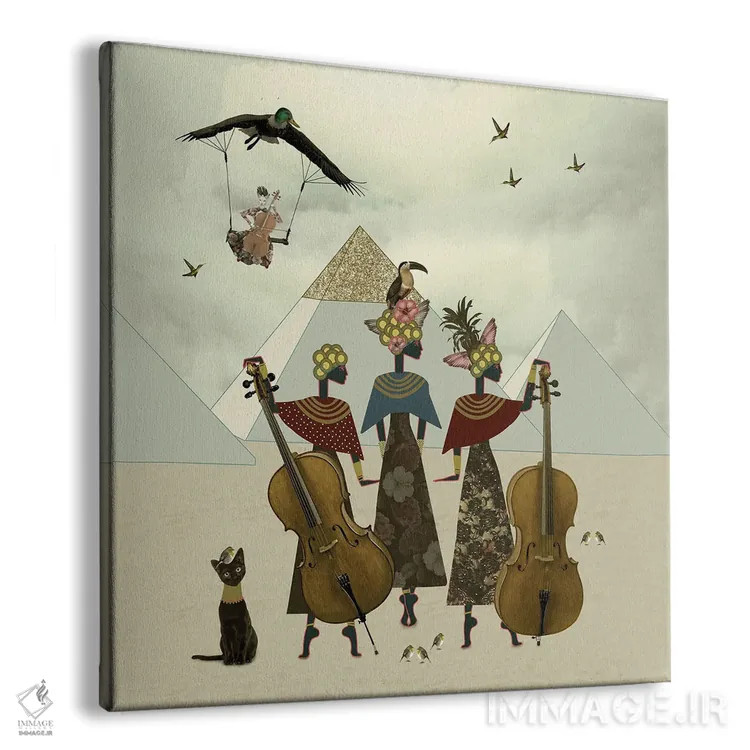 تابلو ورود به سرزمین عجایب اثر کارولین کسلسی - نمای پرسپکتیو محصول