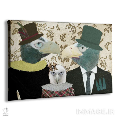 تابلو عقابها (گروه موسیقی یا پرنده) اثر کارولین کسلسی - نمای پرسپکتیو محصول