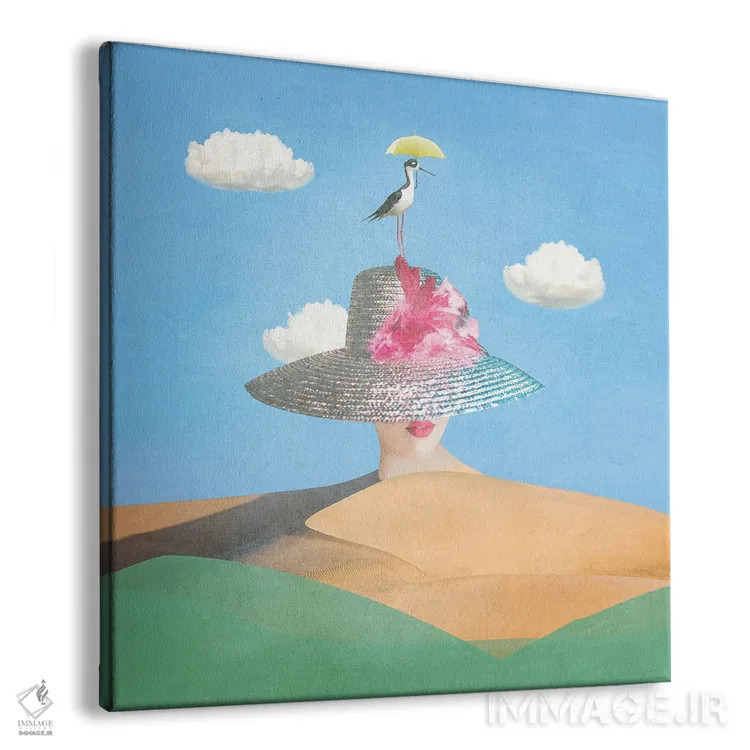 تابلو بر فراز جهان اثر کارولین کسلسی - نمای پرسپکتیو محصول