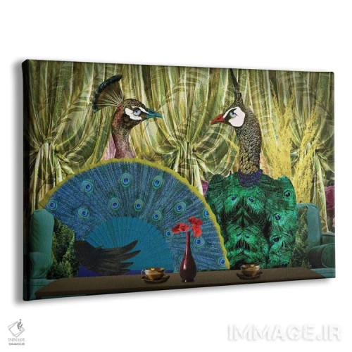 تابلو شب قرار عاشقانه اثر کارولین کسلسی - نمای پرسپکتیو محصول