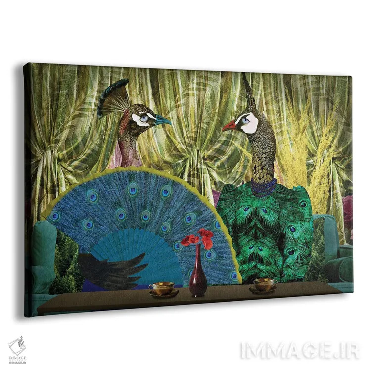 تابلو شب قرار عاشقانه اثر کارولین کسلسی - نمای پرسپکتیو محصول