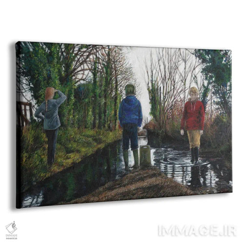 تابلو رودخانه زمان اثر کترین پاتریکسون - نمای پرسپکتیو محصول