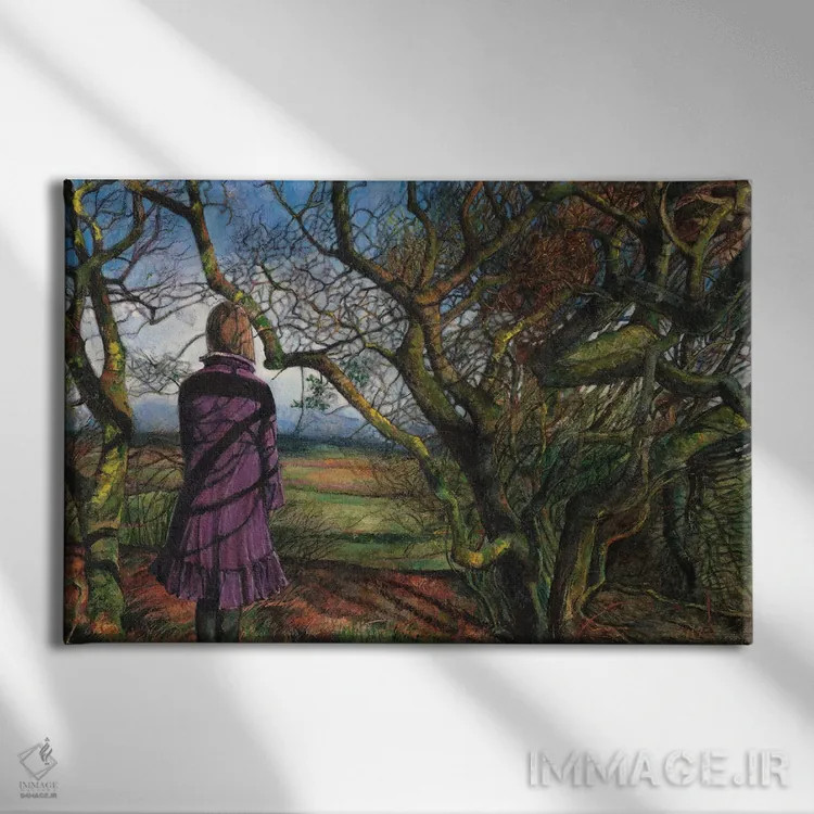 تابلو قلعه کُنی اثر کترین پاتریکسون - نمای روبهرو روی دیوار