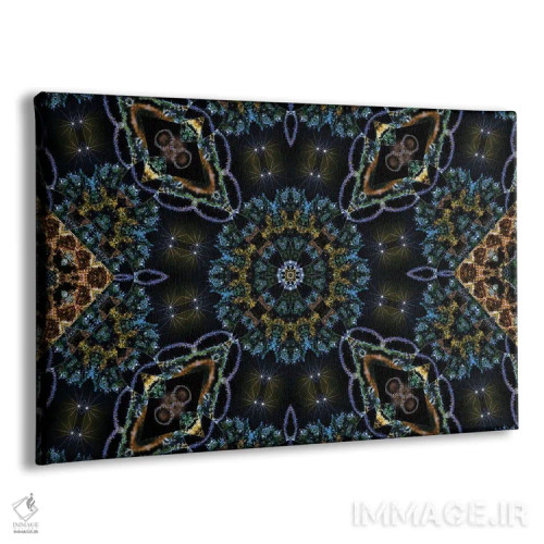 تابلو کالیدوسکوپ حشیش ۱۰ (هنر انتزاعی) اثر نائوم دورخمان - نمای پرسپکتیو محصول