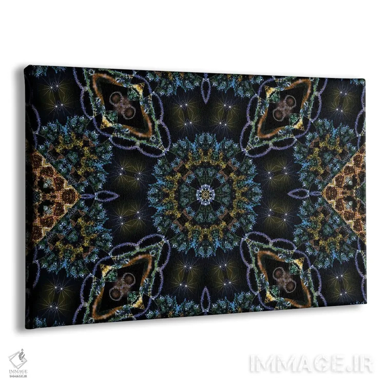 تابلو کالیدوسکوپ حشیش ۱۰ (هنر انتزاعی) اثر نائوم دورخمان - نمای پرسپکتیو محصول