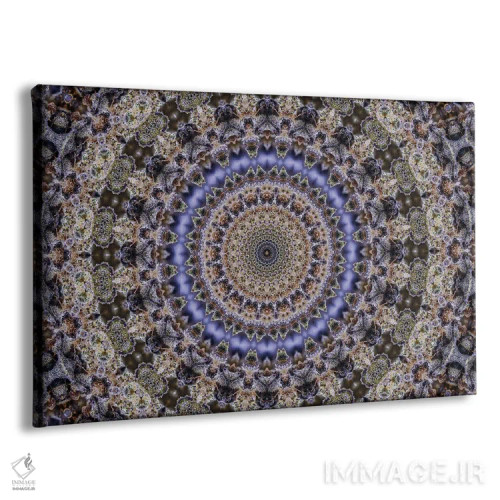 تابلو کالیدوسکوپ حشیش ۱ (هنر انتزاعی) اثر نائوم دورخمان - نمای پرسپکتیو محصول