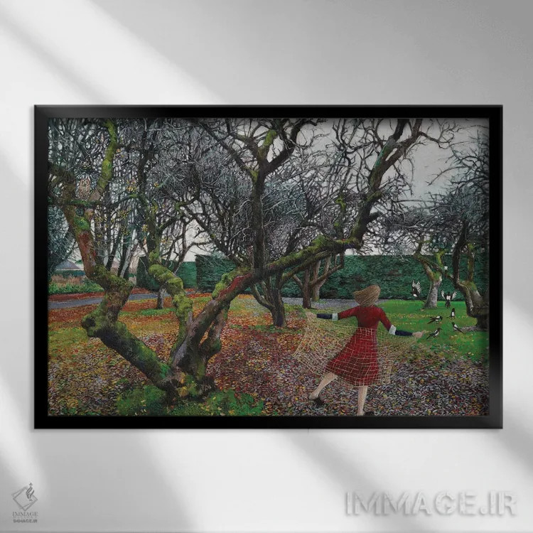 تابلو گردهمایی اثر کترین پاتریکسون - نمای قابدار مشکی