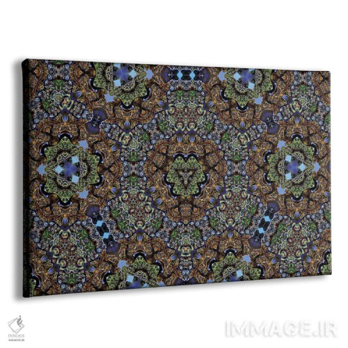 تابلو کالیدوسکوپ حشیش ۳ (هنر انتزاعی) اثر نائوم دورخمان - نمای پرسپکتیو محصول