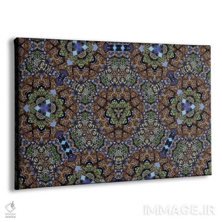 تابلو کالیدوسکوپ حشیش ۳ (هنر انتزاعی) اثر نائوم دورخمان - نمای پرسپکتیو محصول