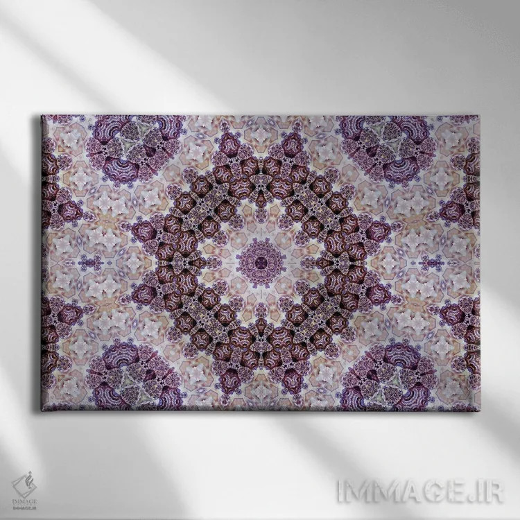 تابلو کالیودوسکوپ شاهدانه شمارهٔ ۴ اثر نائوم دورخمان - نمای روبهرو روی دیوار