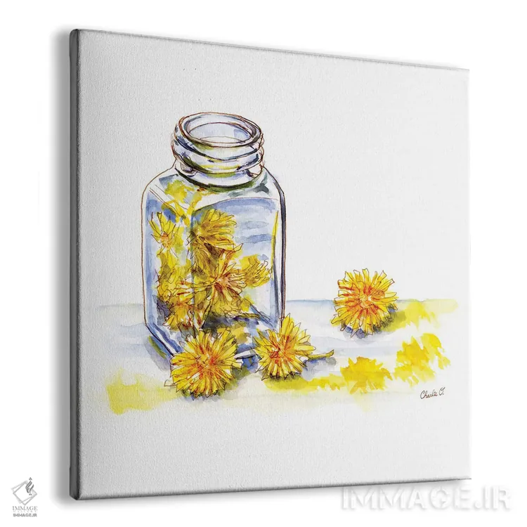 تابلو نقاشی با قاصدکها اثر چارلی اوشیلدز - نمای پرسپکتیو محصول