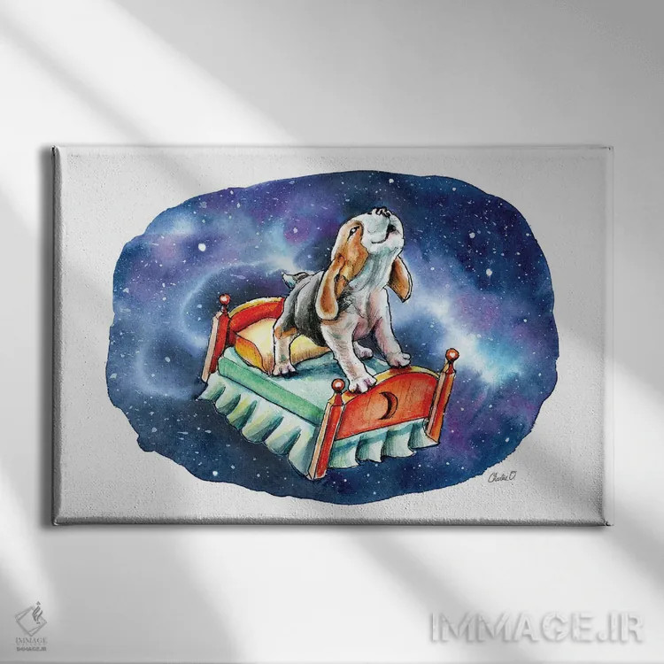 تابلو رویای زیبا اثر چارلی اوشیلدز - نمای روبهرو روی دیوار