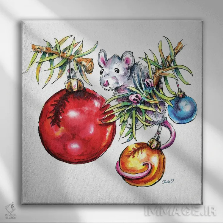 تابلو امید درخشان اثر چارلی اوشیلدز - نمای روبهرو روی دیوار