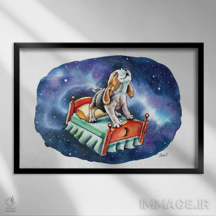 تابلو رویای زیبا اثر چارلی اوشیلدز - نمای قابدار مشکی