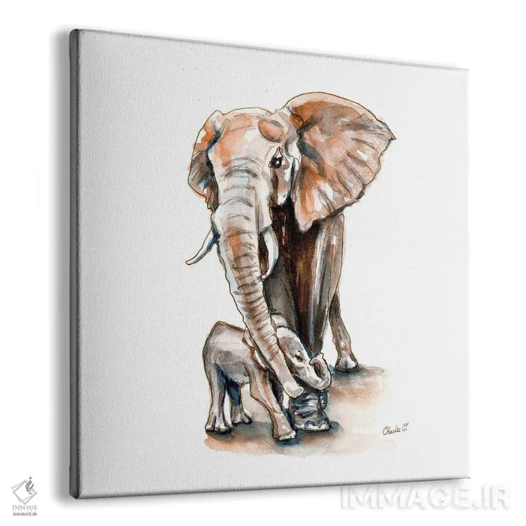 تابلو روز قدردانی از فیل اثر چارلی اوشیلدز - نمای پرسپکتیو محصول