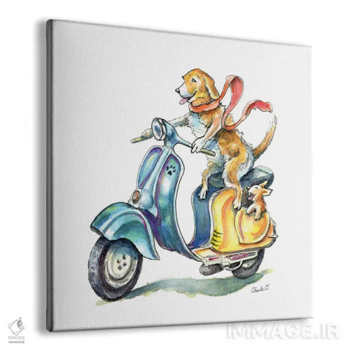 تابلو گردش خانوادگی اثر چارلی اوشیلدز - نمای پرسپکتیو محصول