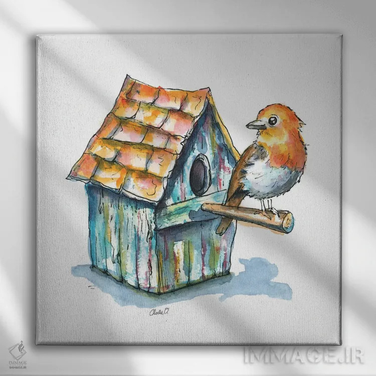 تابلو قابل تعمیر (بازسازی) اثر چارلی اوشیلدز - نمای روبهرو روی دیوار