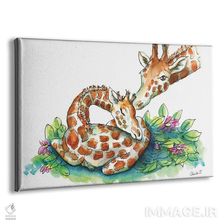 تابلو بوسهٔ شببهخیر اثر چارلی اوشیلدز - نمای پرسپکتیو محصول