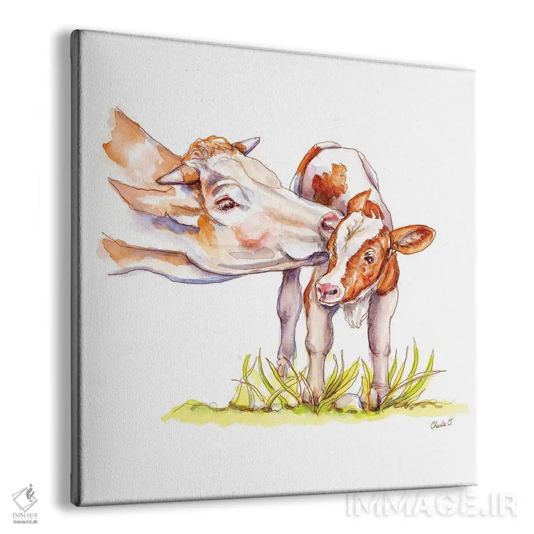 تابلو حال این گاو قهوهای چگونه است؟ اثر چارلی اوشیلدز - نمای پرسپکتیو محصول