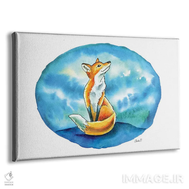 تابلو سرزمین مه آبی اثر چارلی اوشیلدز - نمای پرسپکتیو محصول