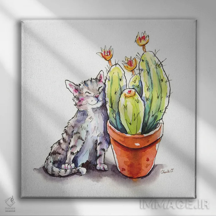 تابلو دوست داشتن بهار اثر چارلی اوشیلدز - نمای روبهرو روی دیوار