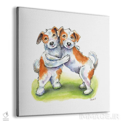 تابلو دیدار با دوستان اثر چارلی اوشیلدز - نمای پرسپکتیو محصول