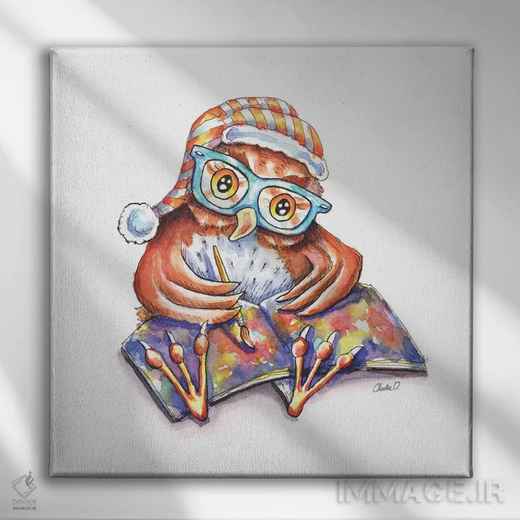 تابلو علاقه به رنگآمیزی اثر چارلی اوشیلدز - نمای روبهرو روی دیوار